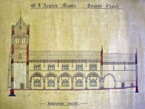 Proposed church Menston 1888